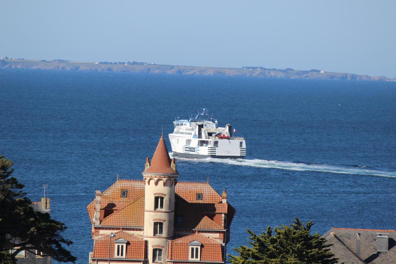 Appartement Vue Panoramique Mer, Pret De Velos, Wifi Quiberon Buitenkant foto